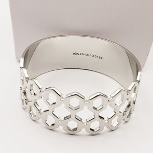 Absolutely Gorgeous Jonathan Adler Geometric Honeycomb Front Bangle